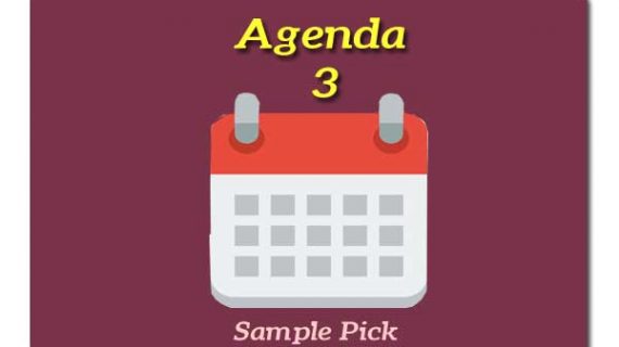 AGENDA 1